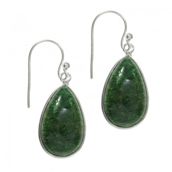 Pendientes gota aventurina o lapislázuli Plata de Ley 925 2