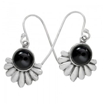 Pendientes étnicos con piedra Plata de Ley 2