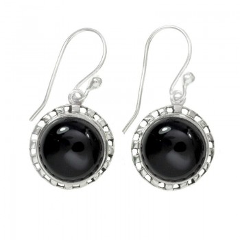 Pendientes con ónix o turquesa Plata de Ley 2