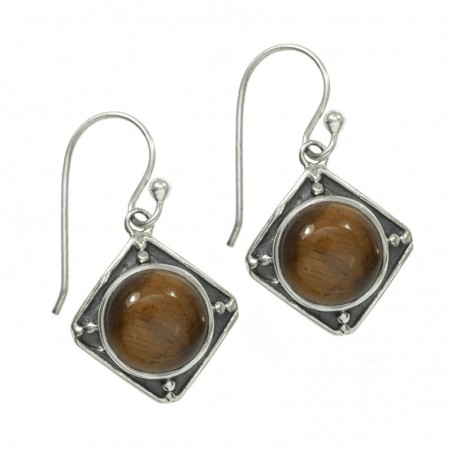 Pendientes rombo Plata de Ley | Karissma