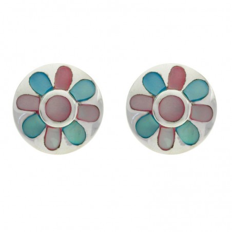 Pendientes flor Plata de Ley - Karissma