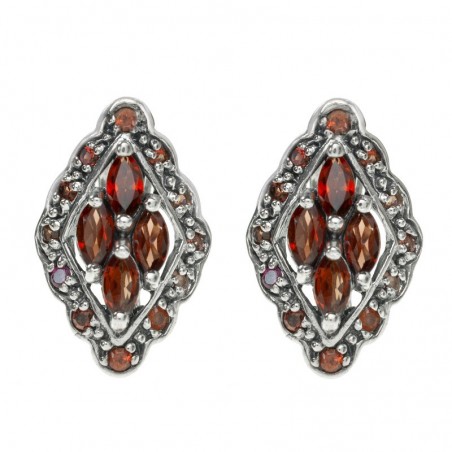 Mini pendientes cangrejo pequeño Plata de Ley 925