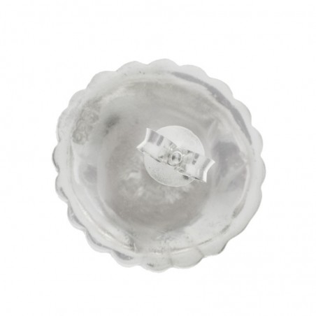 Pendientes marquesita redondos Plata de Ley 925