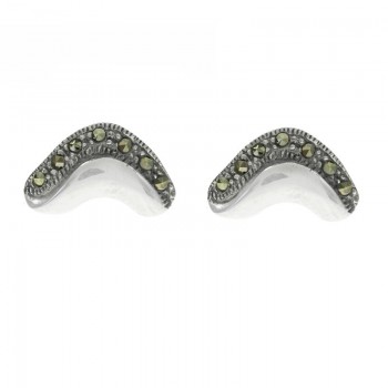 Pendientes marquesita Plata de Ley 925