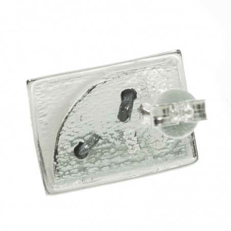 Pendientes con apliques de flores Plata de Ley 925