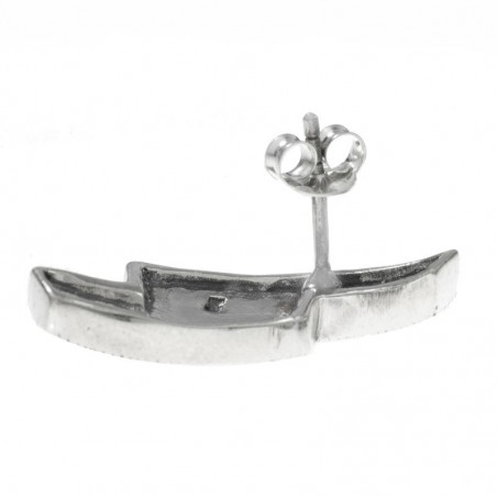 Pendientes marquesita doble Plata de Ley 925