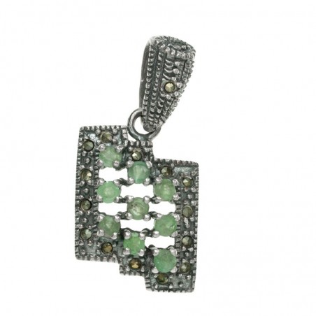 Colgante vintage escalonado Plata de Ley 925