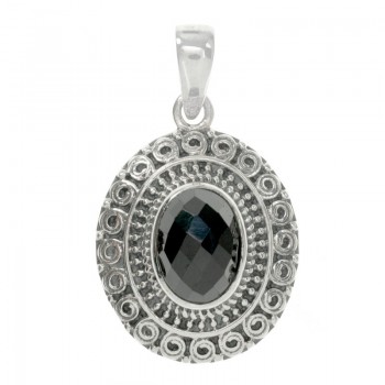 Colgante ónix base étnica Plata de Ley