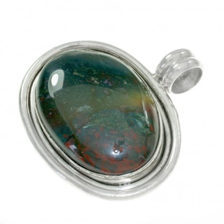 Colgante óvalo horizontal ágata - Karissma