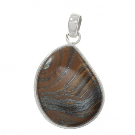 Colgante gota de ágata Plata de Ley - Karissma