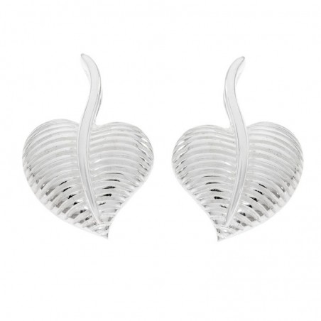 Pendientes corazón Plata de Ley | Outlet joyas