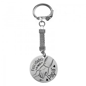 Llavero día del Padre fabricado en acero inoxidable 2