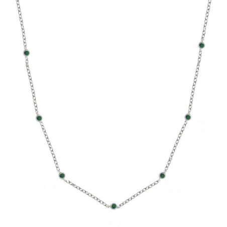 Collar 9 circonitas Plata de Ley - Karissma