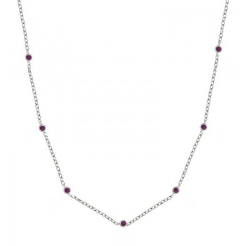 Collar 9 circonitas Plata de Ley - Karissma