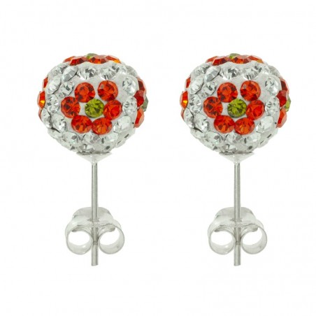 Lote 3 par pendientes brillo Plata de Ley | Outlet joyas