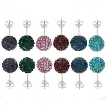 Lote 6 pares pendientes brillo Plata de Ley | Outlet joyas 2