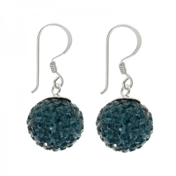 Lote 2 pares de pendientes brillo con gancho Plata de Ley | Outlet joyas