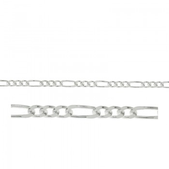 Cadena tipo cartier 3x1 Plata de Ley 925