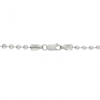 Cadena bola facetada Plata de Ley 925 2