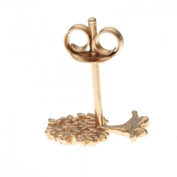 Pendientes árbol chapado en oro Plata de Ley 925 2