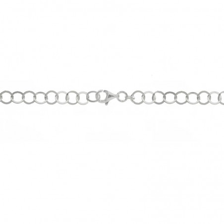 Cadena aros Plata de Ley 925