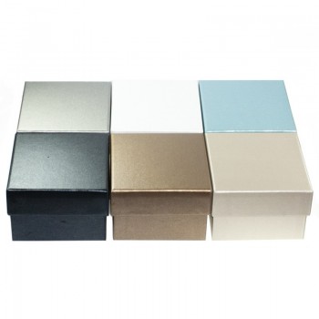 Pack 12 cajas reloj metalizadas - Karissma