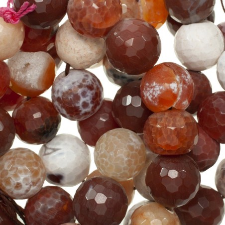 Ágata facetada nº 8 tira de 40 cm