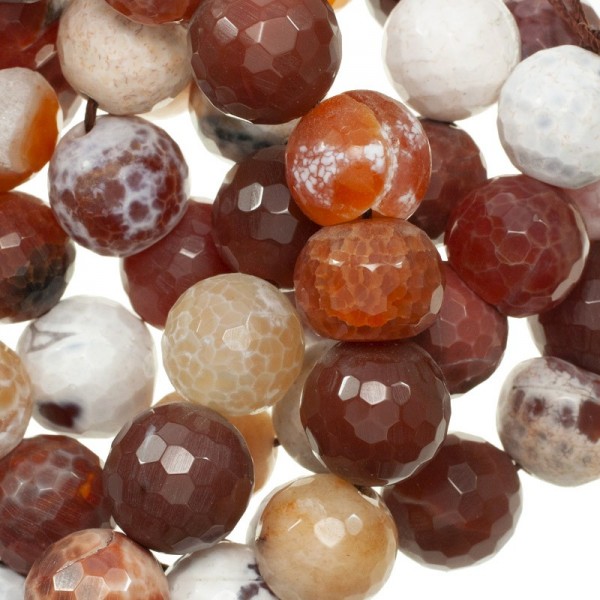 Ágata facetada nº 8 tira de 40 cm