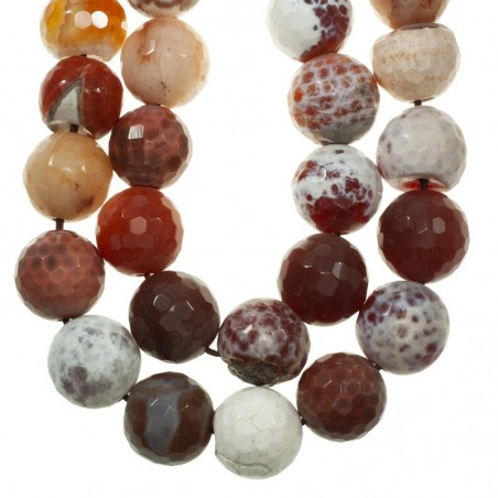 Ágata facetada nº 8 tira de 40 cm