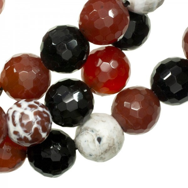 Ágata facetada nº 9 tira de 40 cm