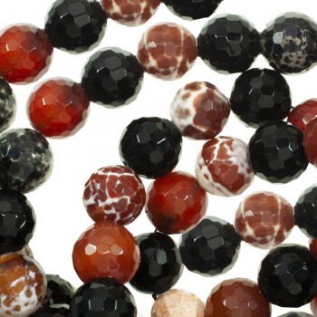 Ágata facetada nº 9 tira de 40 cm