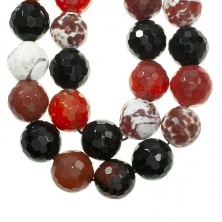 Ágata facetada nº 9 tira de 40 cm