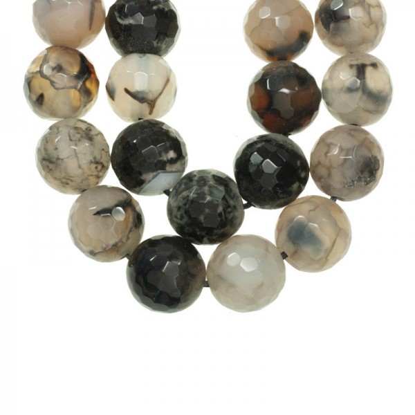 Ágata facetada nº 18 tira de 40 cm