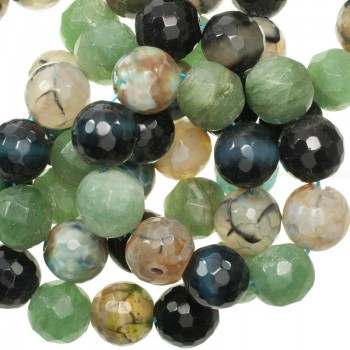 Ágata facetada nº 48 tira de 40 cm