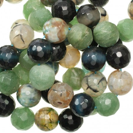 Ágata facetada nº 48 tira de 40 cm