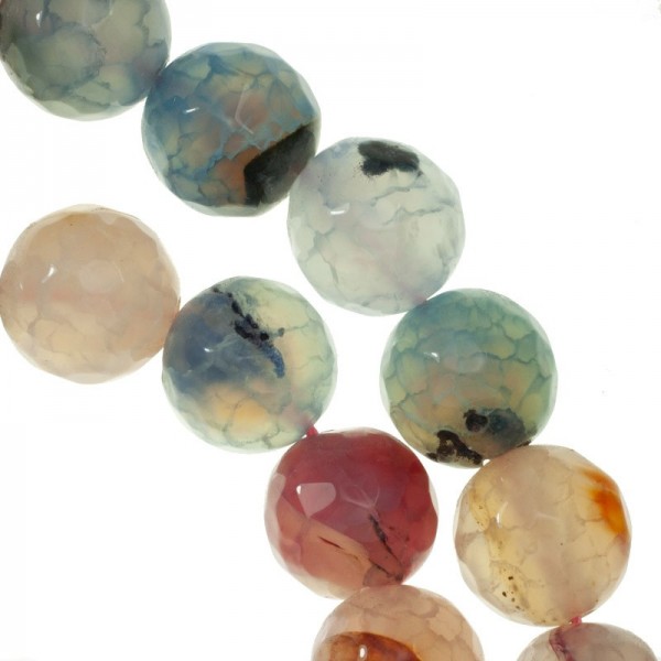 Ágata facetada nº 28 tira de 40 cm