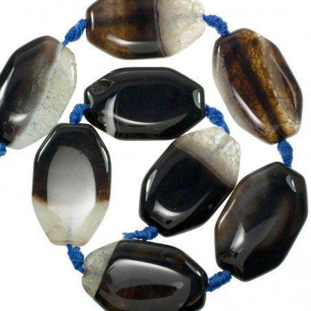 Jade Imperial octogonal tira de 40 cm