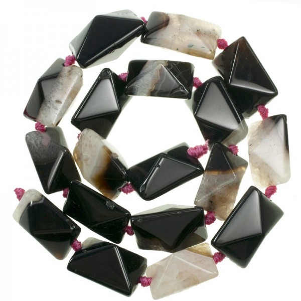 Jade Imperial rectangular marmolado marrón