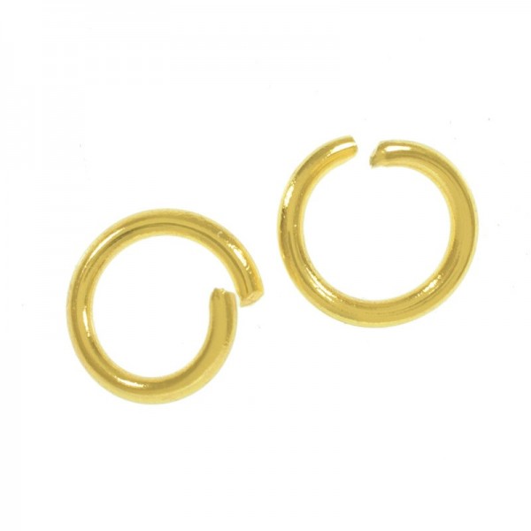 Anilla abierta dorada de acero inoxidable - Karissma