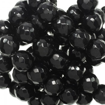 Ónix facetado tira de 40 cm