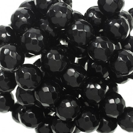 Ónix facetado tira de 40 cm