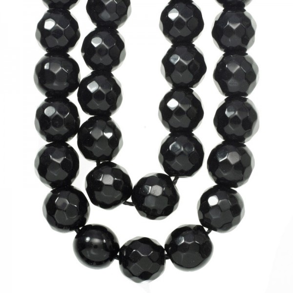 Ónix facetado tira de 40 cm