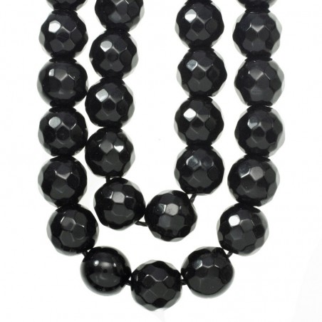 Ónix facetado tira de 40 cm