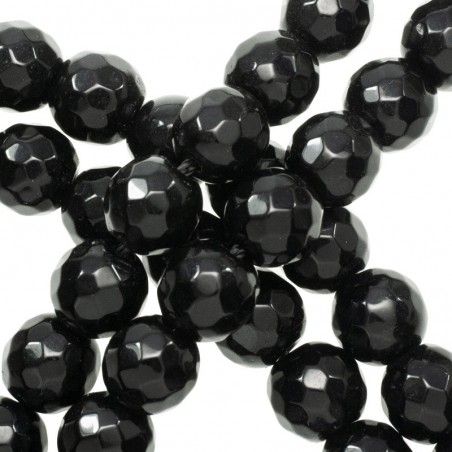 Ónix facetado tira de 40 cm