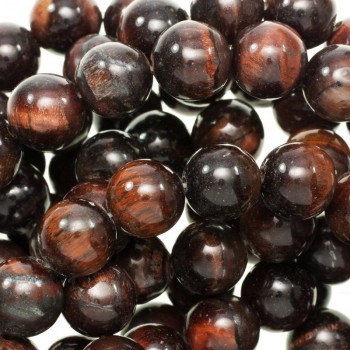 Ojo de tigre rojo tira de 40 cm