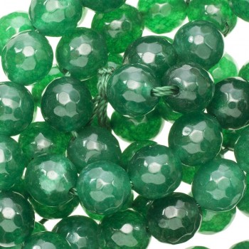 Esmeralda facetada tira de 40 cm