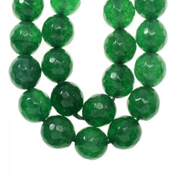 Esmeralda facetada tira de 40 cm 2