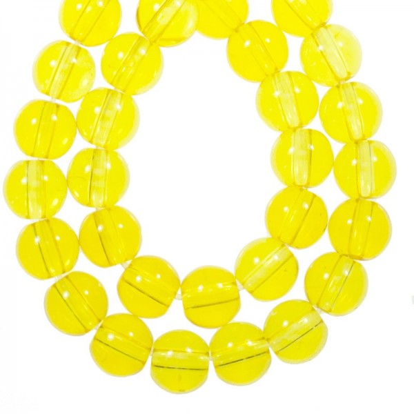 Citrino reconstituido tira de 40 cm