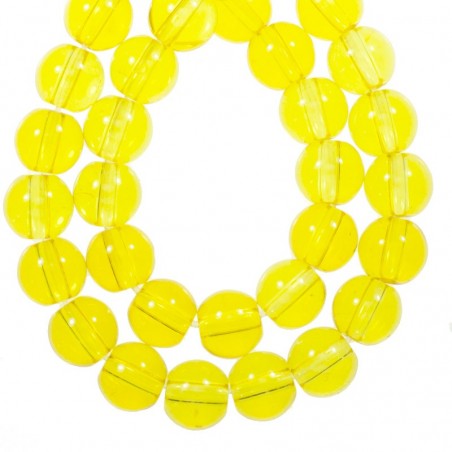 Citrino reconstituido tira de 40 cm