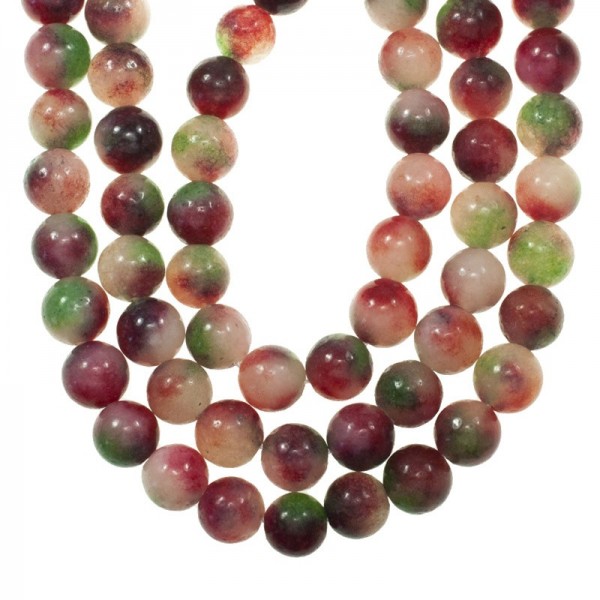 Ágata rosa y verde nº 53 tira de 40 cm